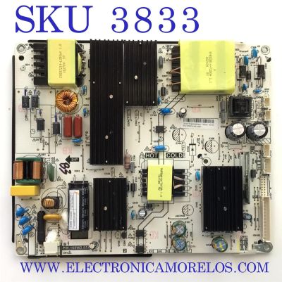 FUENTE PARA TV HAIER / NUMERO / DE PARTE 8142132010047 / PW.168W2.851 / T201606090A / A16077196 / PANEL HV550QUB-N80 / MODELO LE55B7200A